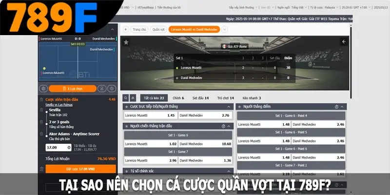 Lợi Ích Khi Tham Gia Quần Vợt Tại 789F